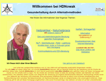 Tablet Screenshot of hdnowak.de